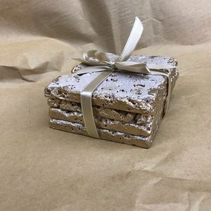 Hand Painted Tumbler Stone Drink Coasters